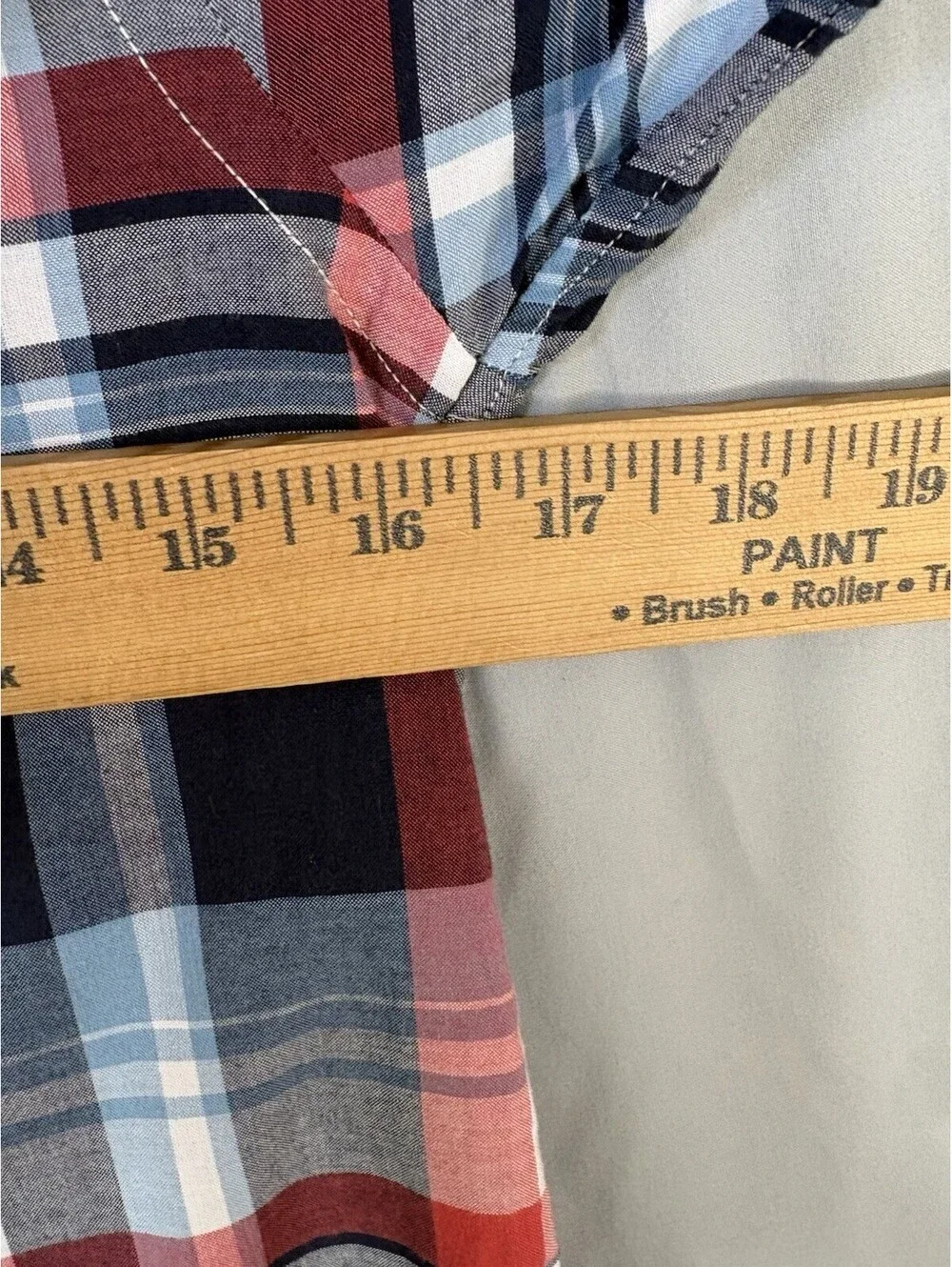 Polo Ralph Lauren Boys M 10-12 Plaid Button Down Shirt Short Sleeve Cotton